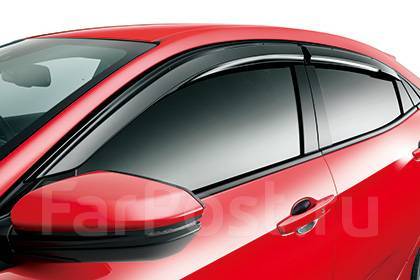 Дефлекторы окон (ветровики) Mugen для Honda Civic & Civic Type R купить ...