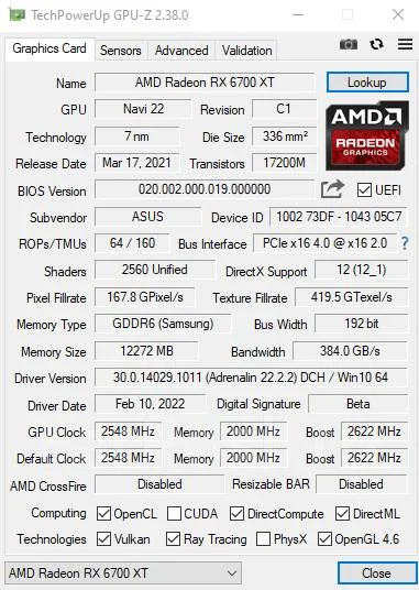 Radeon RX 6700 XT ����