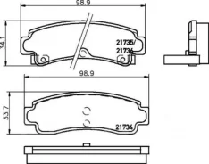 ������� 44060-15A35, AF-1069, A-119 / D406015A87, 44060-07Y85, 44060-15A85, 44060-15A86 PF2133 ����
