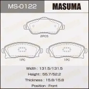 ������� 1605974, 93172261, OPEL/Corsa/V1300, V1400, V1600, V1700, V1800 front, �������� MS0122 ����