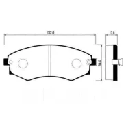 ������� 41060-0E590 PF-2176 GDB1008 Nissan Avenir W10 (93-99), Bluebird U13 (91-96) AV710 ����