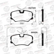 ������� AV088 FR Citroen/Peugeot 306 93-97, ������ �������� AV088 ����