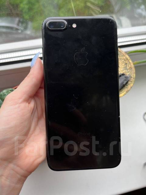 Apple iPhone 7 Plus, 128 гб, 5.50", моноблок, черный, 4G LTE, б/у, в ...