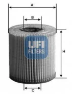 ������ �������� MB 204 1.8/2.5 08/W212 2.0-2.5 09/Sprinter 06 UFI 2515900 2515900 ����
