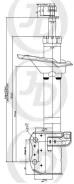 ������ �����. Sub. Impreza GC, GF# 4WD, Legacy BC, BF 4WD Rear L [JAS0338], ������ JAS0338 ����