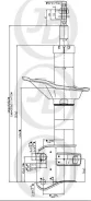 ������ �����. Sub. Legacy, Liberty BC, BF5#L8 4WD `91-98 Front L @ [JAS0333], �������� JAS0333 ����