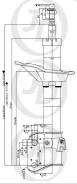 ������ �����. Sub. SG5 D=22mm Front L [JAS0354], �������� JAS0354 ����