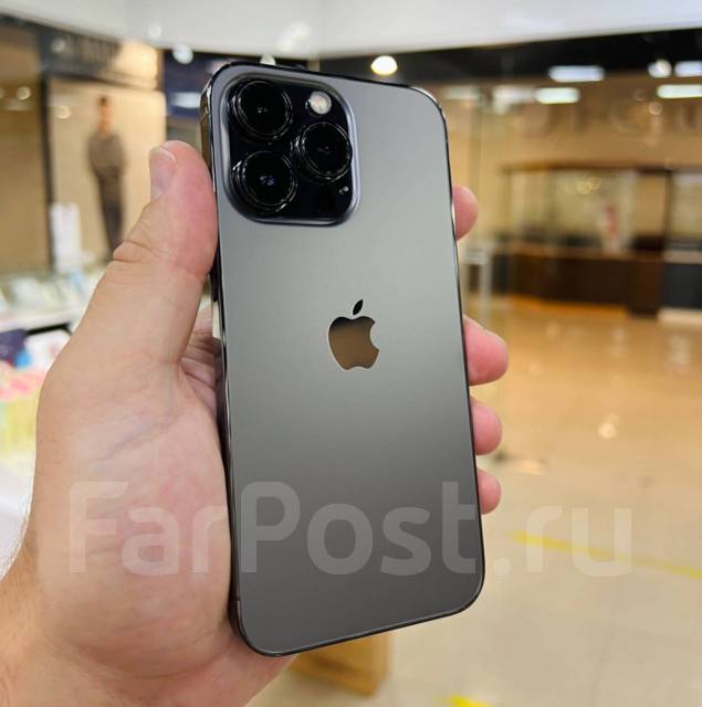 Apple iPhone 13 PRO 256GB Графит, 6.10", моноблок, черный, б/у, в ...