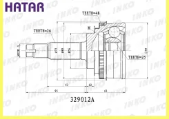 ���� ������� 2625 ABS 48 ����� ������� INKO 329012A 329012A ����