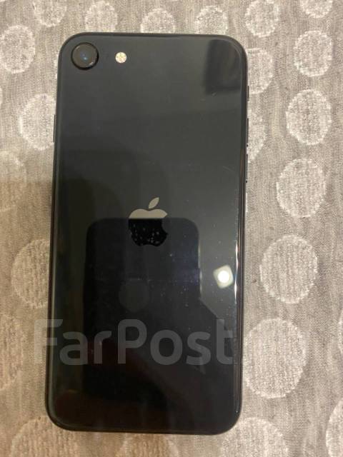 iPhone SE 2020, 64 гб, 4.70", моноблок, черный, 3G, 4G LTE, NFC, б/у, в ...