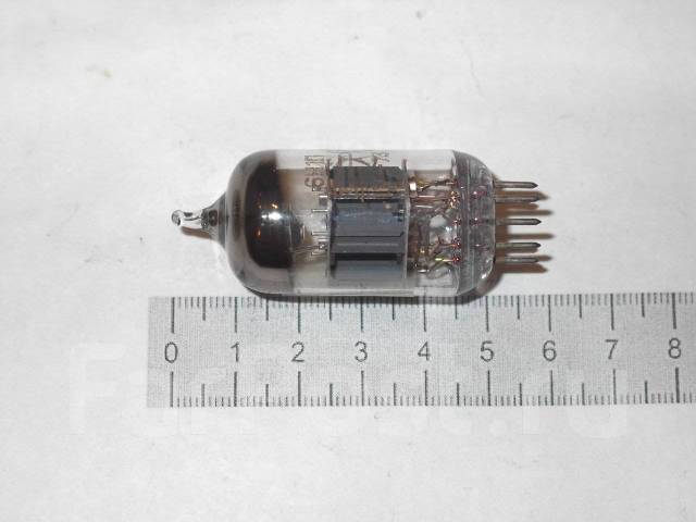 Радиолампа двойной триод 6Н1П 6Н1П-ЕВ, б/у, в наличии. Цена: 300₽ во ...