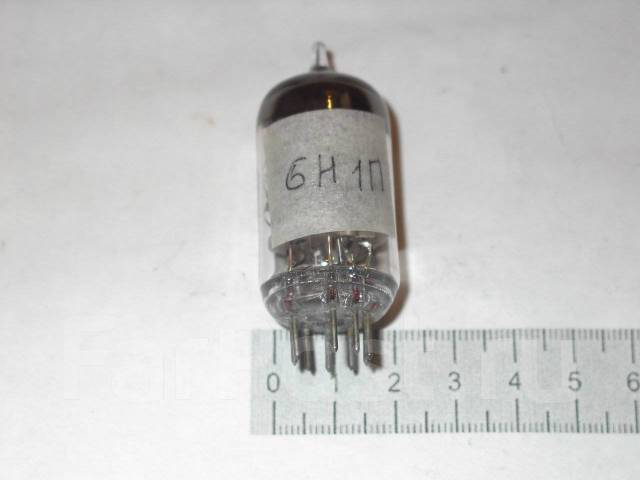 Радиолампа двойной триод 6Н1П 6Н1П-ЕВ, б/у, в наличии. Цена: 300₽ во ...