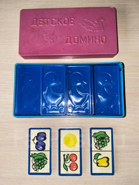 Игрушка детское домино, б/у, в наличии. Цена: 100₽ во Владивостоке