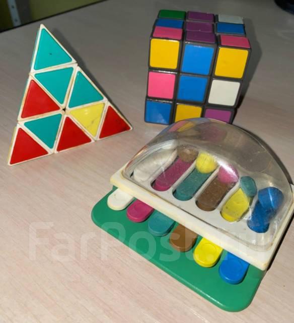 Игрушки головоломки 3 штуки, б/у, в наличии. Цена: 100₽ во Владивостоке