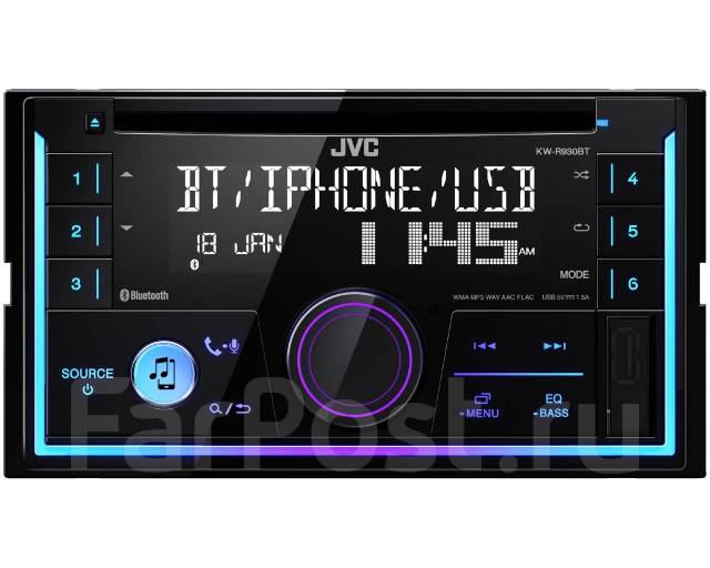 Автомагнитола JVC KW-R930BT/DSP/3RCA/CD/2DIN /Toyota, новый, в наличии ...