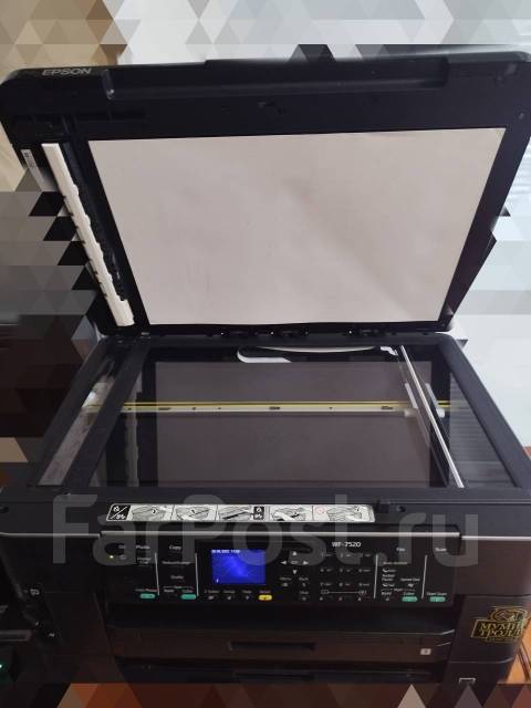 Принтер МФУ А3+ Epson WF-7520 дуплекс СНПЧ, б/у, в наличии. Цена: 16 ...