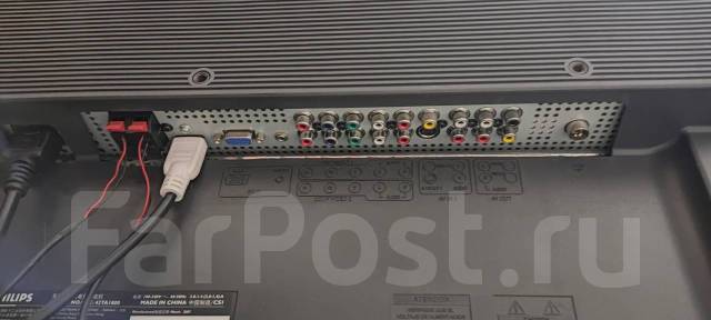 Большой телевизор Philips диагональ 42 дюйма, LCD (ЖК), 42", б/у, в ...