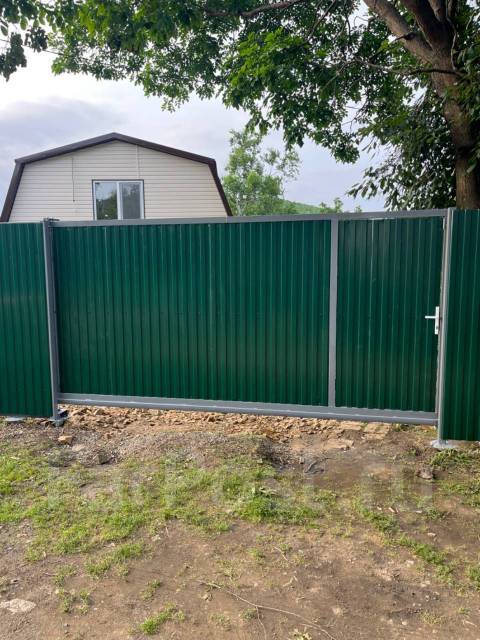 Монтаж свай, установка забора, Ворот, калитки, Забор под ключ от 3777мп ...