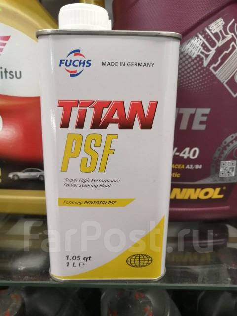 Жидкость для ГУР Fuchs Titan PSF, 1л, Желтая, синтетическое, 1,00 л. в ...