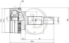    22*56*24 / Platz / Probox / Funcargo JCT0132A 