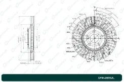 ���� ��������� ��������������� ������������� G-brake GFR-20952L ����� GFR20952L ����