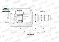  34 29 ABS   INKO 409002 409002 