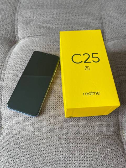 Realme C25S 128Gb, 6.50", моноблок, серебристый, б/у, в наличии. Цена ...