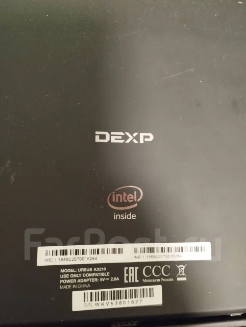 DEXP. 10.1", 1,3����, ���� 32���, WiFi: 1, Bluetooth: 1 ����