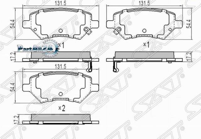   () Chery Tiggo 4 Pro 20- / Tiggo 8 19-22 / Tiggo T11 05-13 / BAIC U5 Plus 2 SAT ST-A13-3501080,  STA133501080 