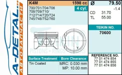 ������� ��������� Teikin 70600 STD (4������);70600-STD 70600STD ����