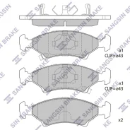 ������� ��������� �������� �������� FORD Escort/Fiesta/Mazda 121 / Sephia (1993-1997) Chevrolet Cobalt (2011-2015) (��� �������) Sangsin SP1063 SP1063...