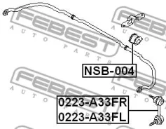 ������ ������������� ����� Nissan Maxima Cefiro A33 98-06 (D=22 ) NSB004 NSB004 ����