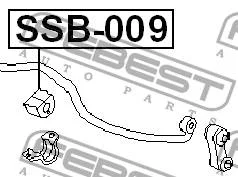 ������ ������������� ����� Subaru Legacy B12 1997-2003 SSB009 SSB009 ����