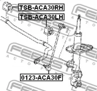 ������ ������������� ����� Toyota RAV4 III 06�/Avensis ZRT270 08- ������ (D=23��) Tsbaca30RH TSBACA30RH ����