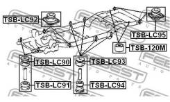 ����� ��������� Toyota LAND Cruiser Prado 120 02-09 (������� ����������) TSB120M TSB120M ����