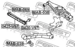 ����� Mitsubishi Pajero IV ������ � ������� ���������� ���������� MA9610 MA9610 ����
