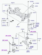 ������ Hyundai Santa FE III 12�-18� Elantra 06-, I30 07- KIA: CEED 06- ��������� ������ �/�� CVKH66 CVKH66 ����