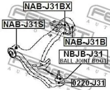 ������ Nissan Teana J31 03- Murano z50 2002-2007 ��������� ��� ������� ��� ���������� �/�� N24J31WB N24J31WB ����