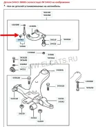 ������ Hyundai Sonata III, IV 98�- ��������� �������� ������ �/�� 5444338000 5444338000 ����
