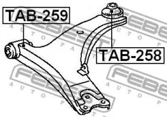 ������ Toyota Carina E 96-, Avensis 97- ��������� �������� �/�� GM5880 GM5880 ����