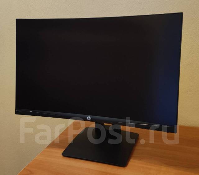 Монитор 144 Гц, 24" Full HD, HP, изогнутый, HP, 1920x1080 (Full HD), б ...