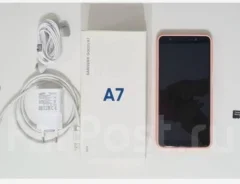 Samsung Galaxy A7 2018. �/�, 64 ��, 3G, 4G LTE, Dual-SIM, NFC ����