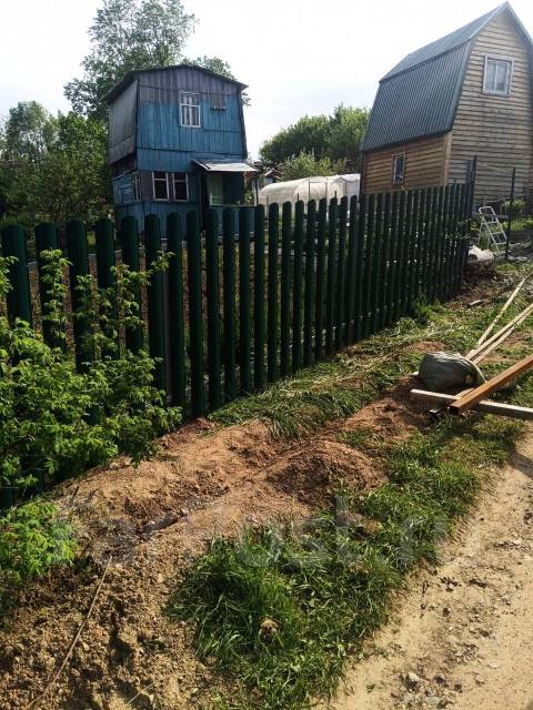 Заборы из профлиста, евроштакетника, сетки-рабица. Монтаж заборов в ...