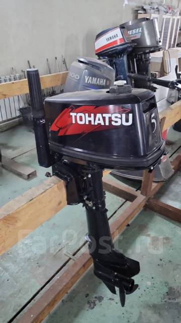 Лодочный мотор Tohatsu 5, 5,00 л.с. S (381 мм), 2013 год, бензиновый, 2 ...