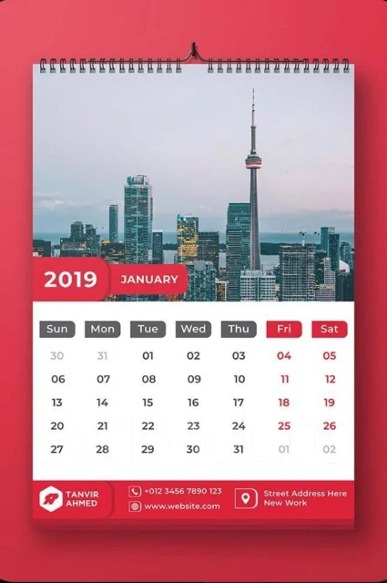 Печать календарей 2024 Квартальные календари цифровая /офсетная печать ...