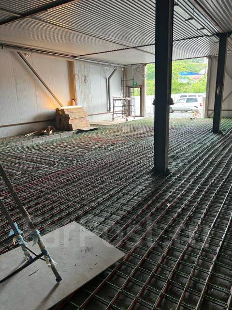 Водяной теплый пол, монтаж отопления, полусухая стяжка пола во Владивостоке