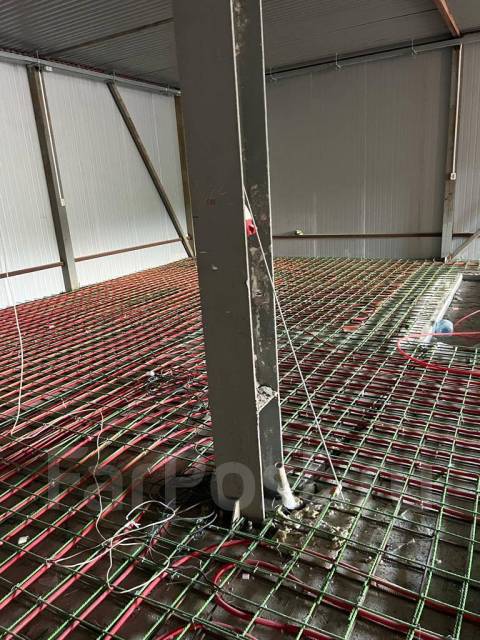 Водяной теплый пол, монтаж отопления, полусухая стяжка пола во Владивостоке