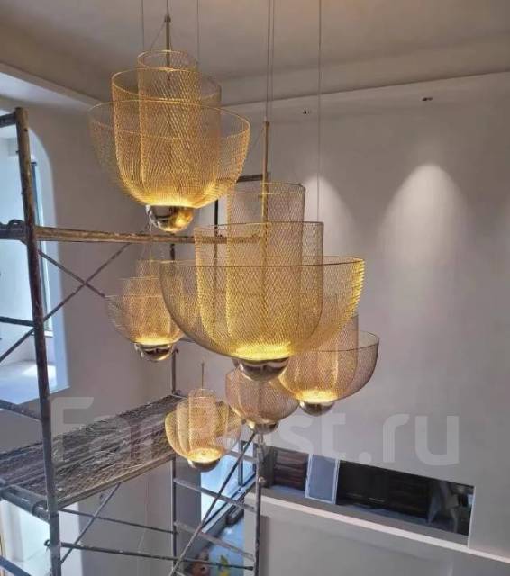 Подвесной светильник, люстра 008870 сетка хром LED, новый, в наличии ...