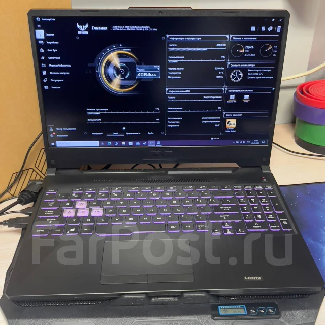 Asus TUF Gaming A15 FX506IV. ��� 16 ��, WiFi: 1, Bluetooth: 1 ����