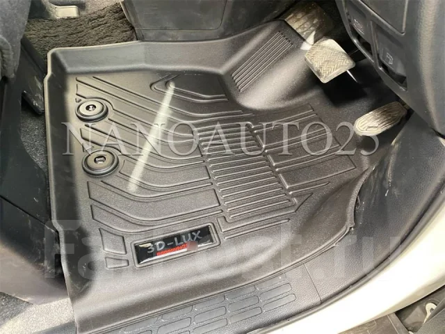 ATWL Custom Fit Black Rubber Floor Mats For Toyota Noah / Voxy 2014+ - Full Set With Clips - Made In UK